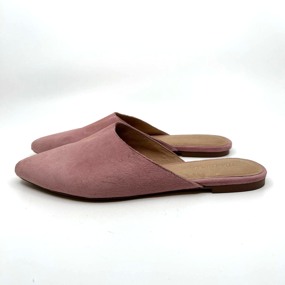 Madewell Remi Pink Suede Mule Slide Sandal Women's 7.5 US